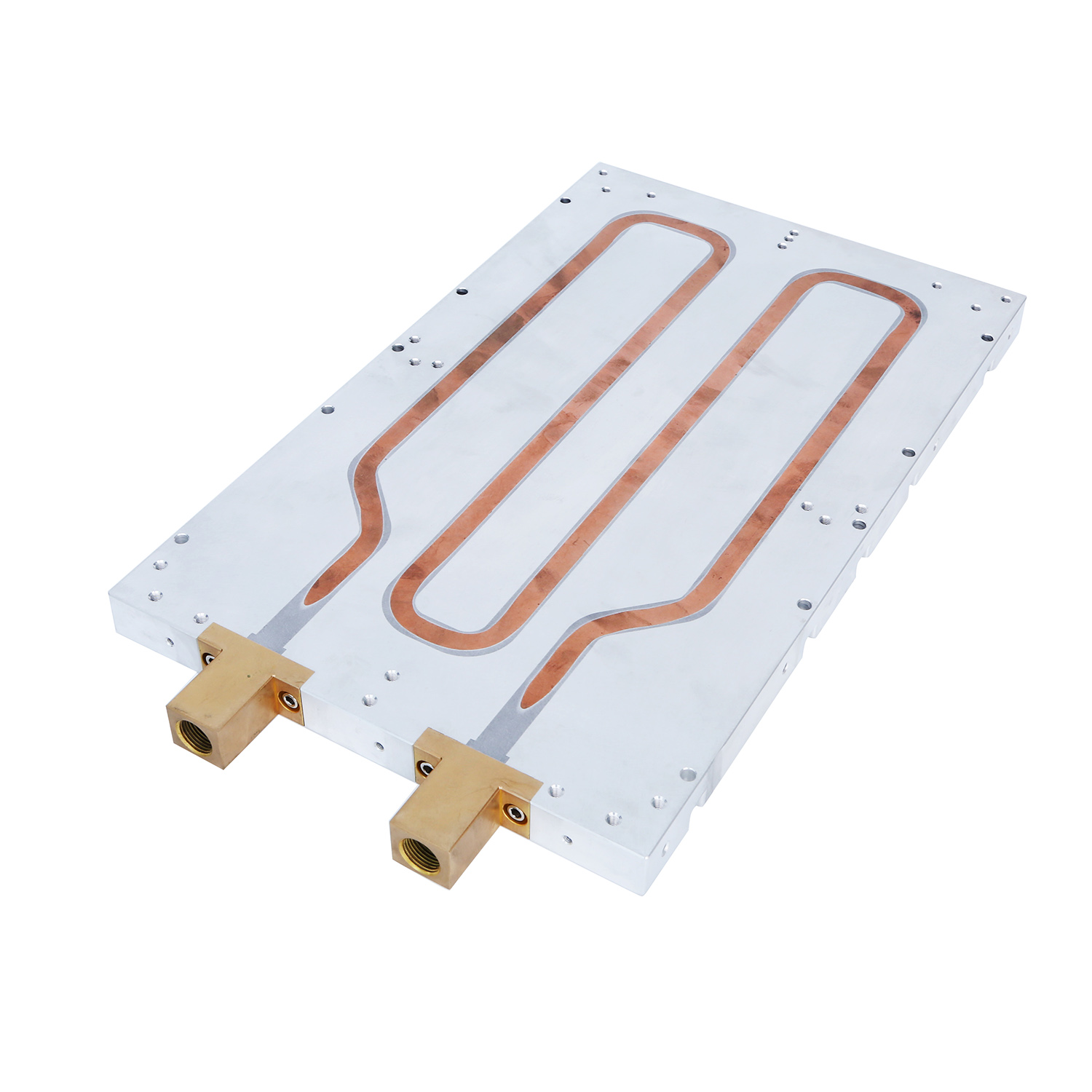 New energy vehicle cooling plate